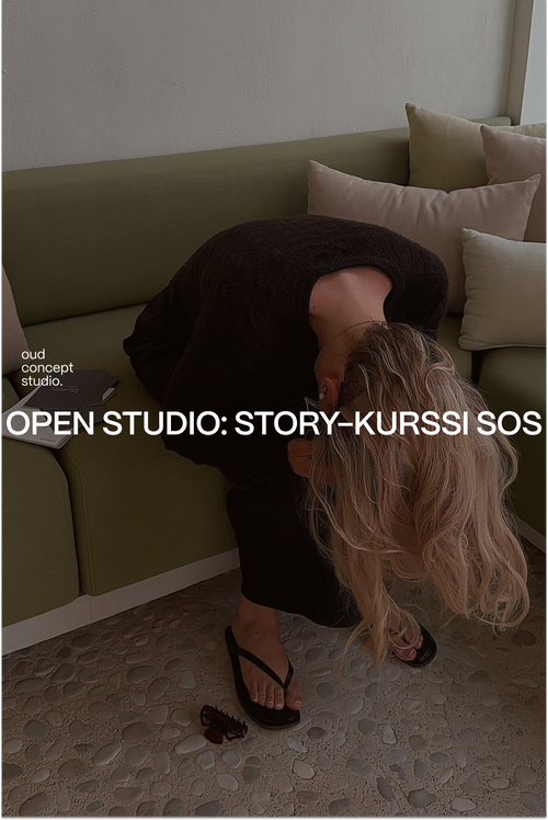 OPEN STUDIO: SOS - Sä oot sun story-kurssi 🆘